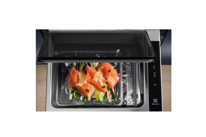 Aparat de vidat Electrolux KBV4X, 8 litri, Negru/Inox