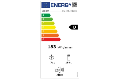 Combina frigorifica incorporabila cu EasyFresh si NoFrost ICNdi 5173 Peak NoFrost